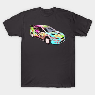 16 bit Rally Subaru WRX T-Shirt